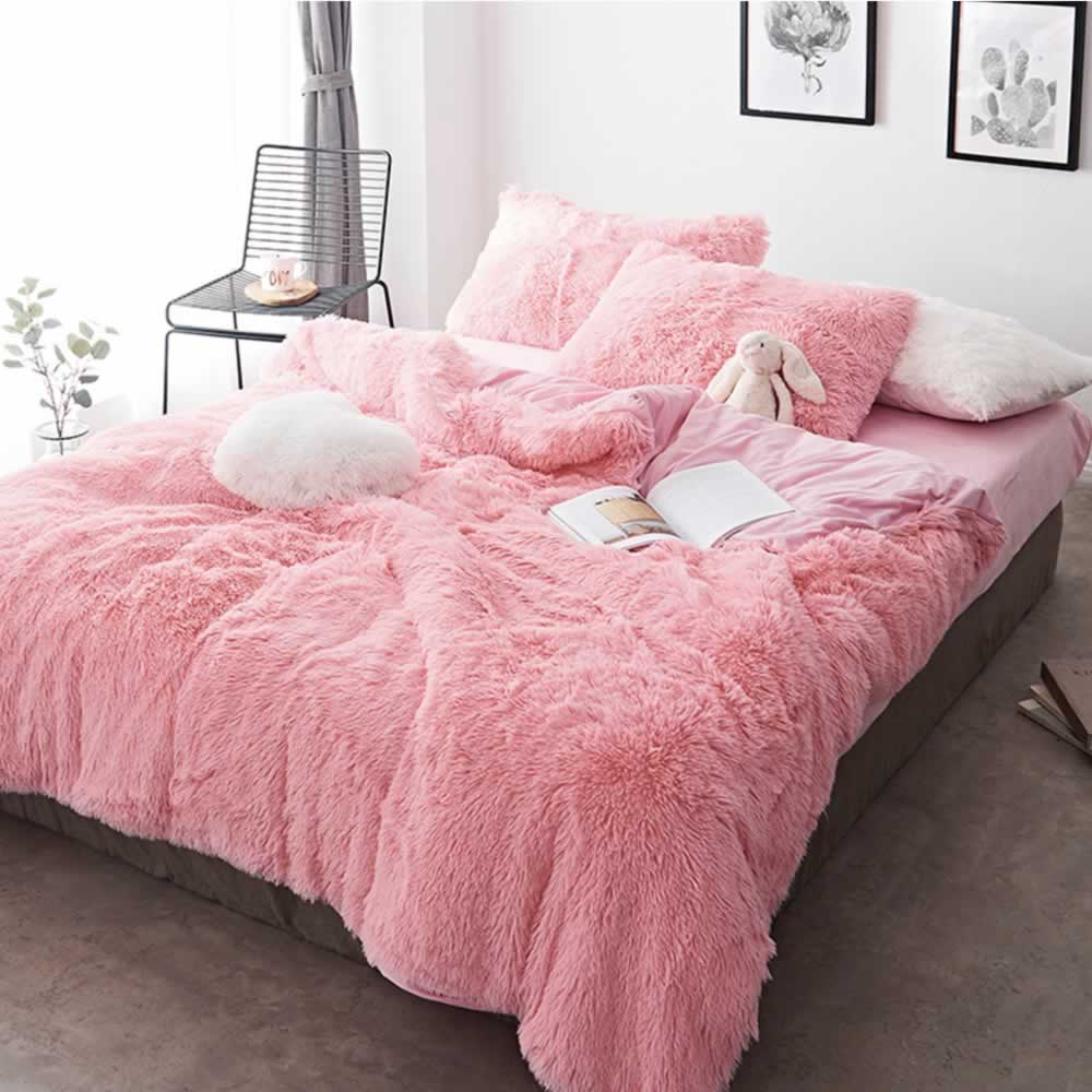 fluffy bed set